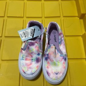with tags multicolor slip on sneaker
